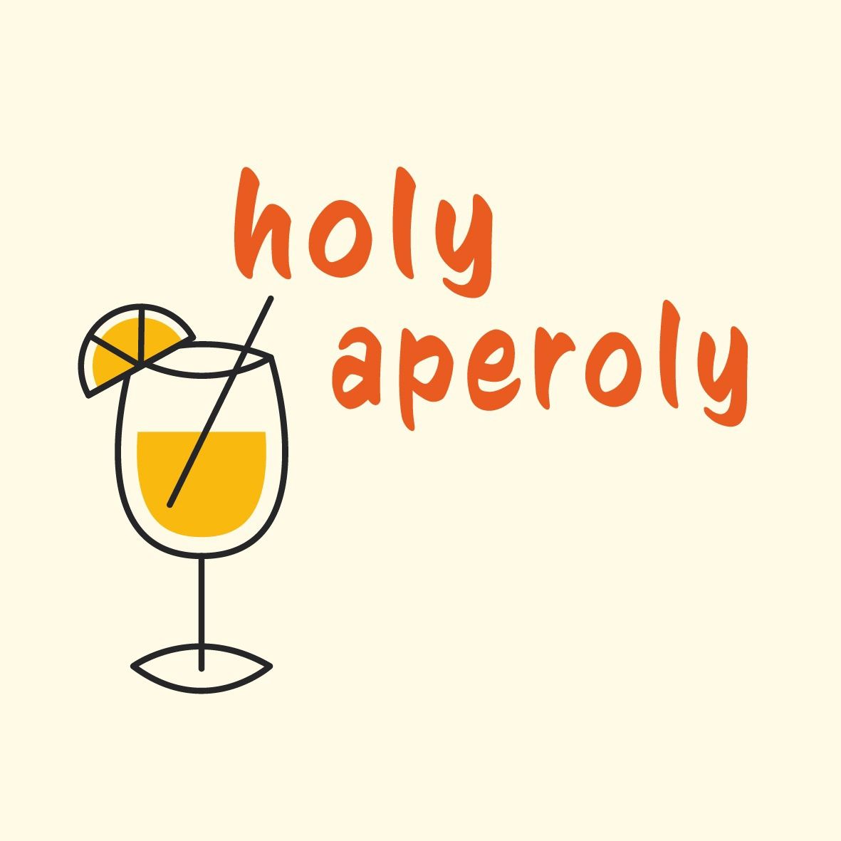 Tegeltje 'Holy Aperoly'