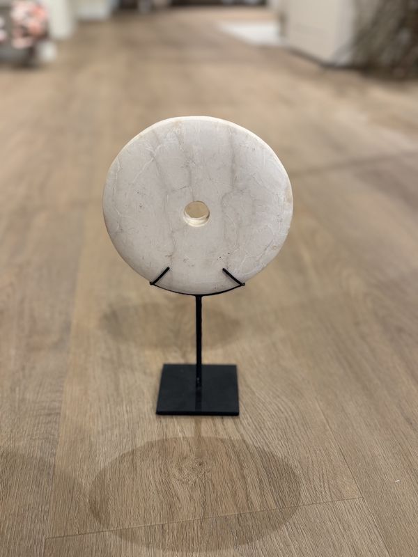 Ornament 'Marble Stone' -  wiel: Ø15,5 cm