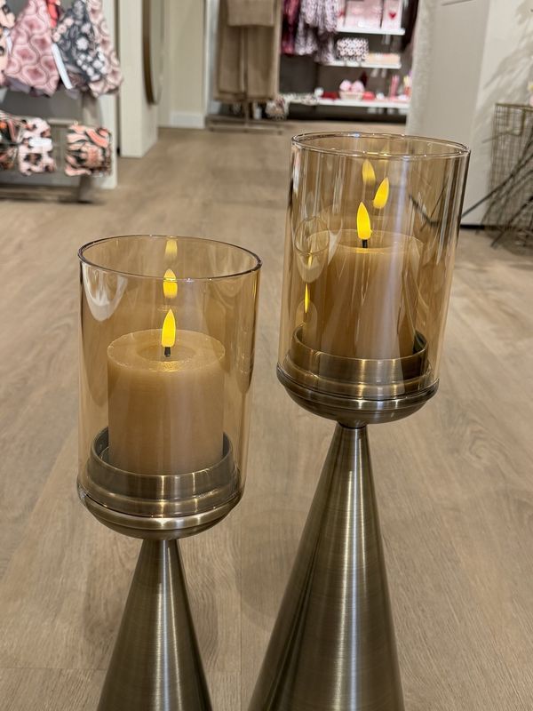 Kandelaar ROSY - aluminium goud