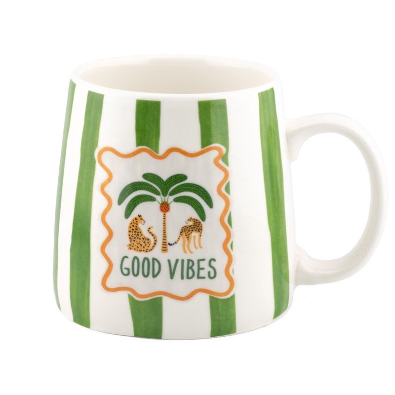Mok 'Good Vibes' - 12,6x9,2x9,5cm