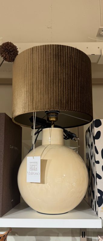 Lamp 'Benu Flair' - beige/bruin