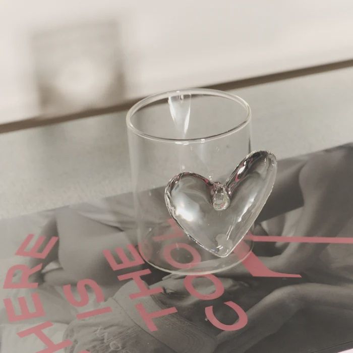 Heart tumbler - clear