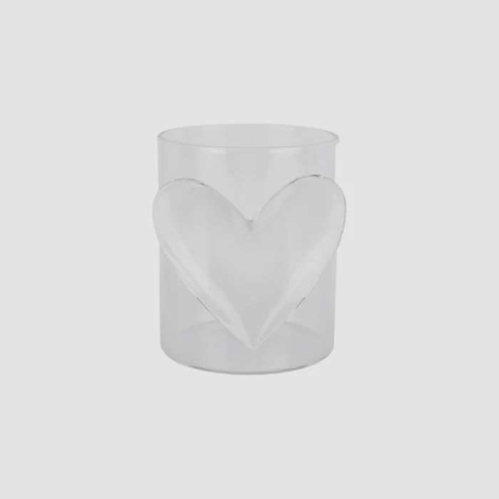 Heart tumbler - clear