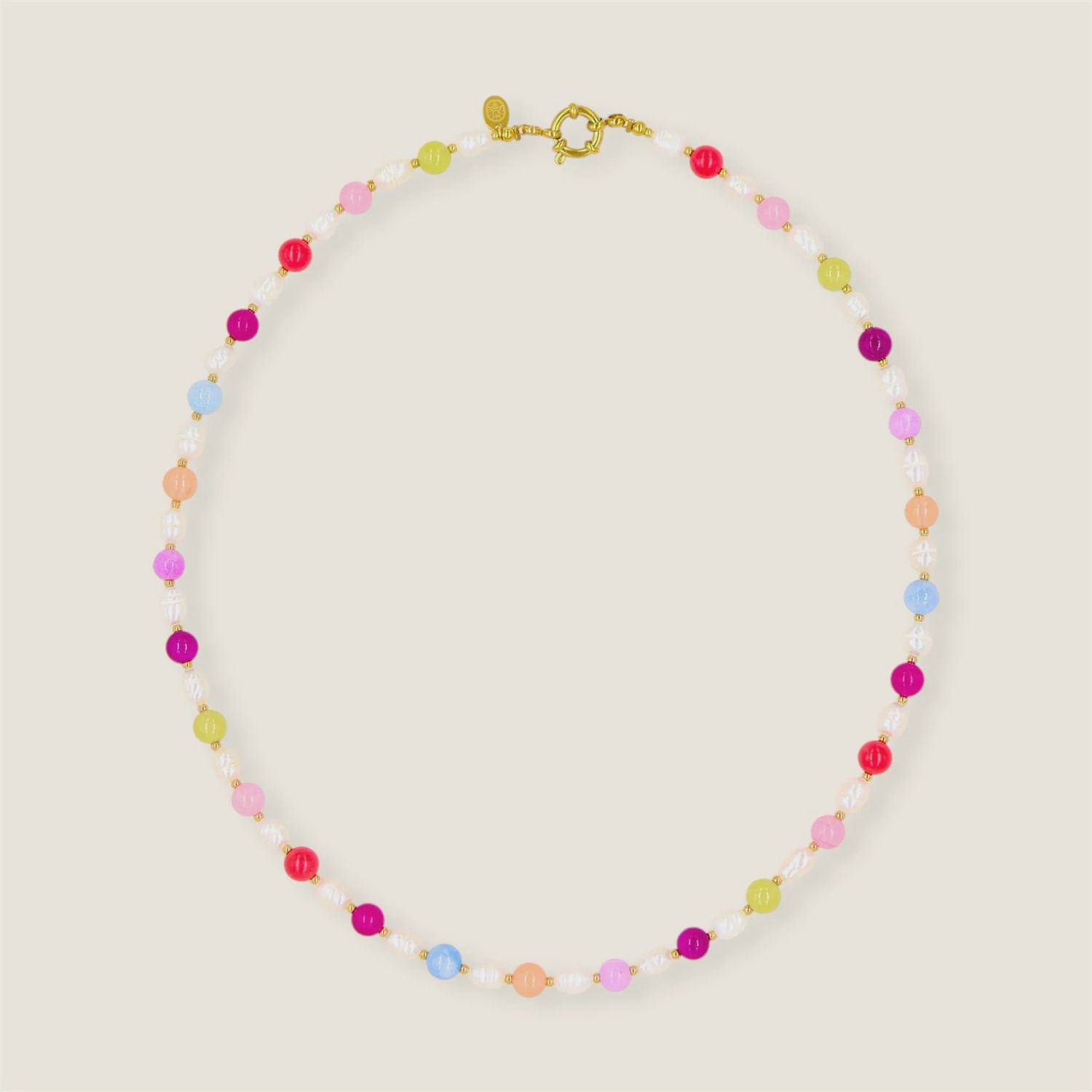 Rainbow Pearl ketting