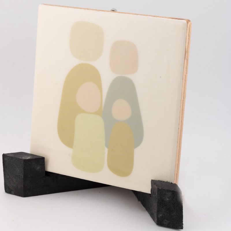 Tegeltje 'Family of 4'