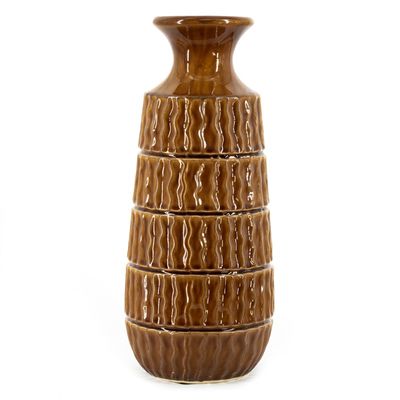 Vaas AZTEC - bruin | 16x16x38cm