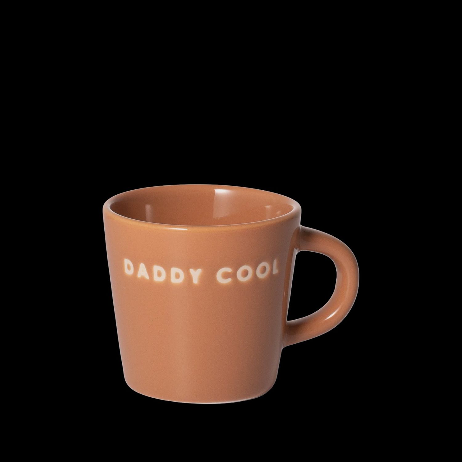 Espresso kopje 'DADDY COOL' - terracotta | 80 ml