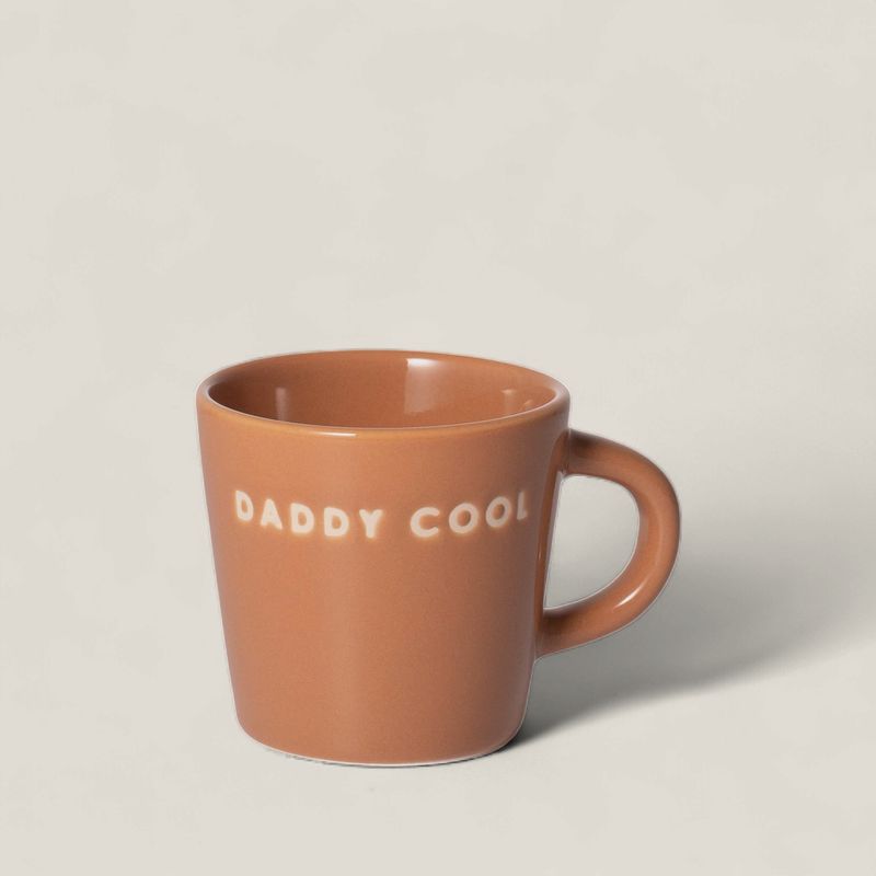 Espresso kopje 'DADDY COOL' - terracotta | 80 ml