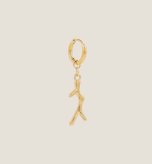 Mable - Oorbel Gold Coral