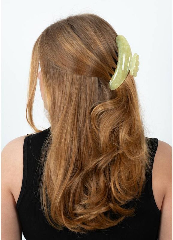SUI AVA haarclip | Helle Glace Biggest - green