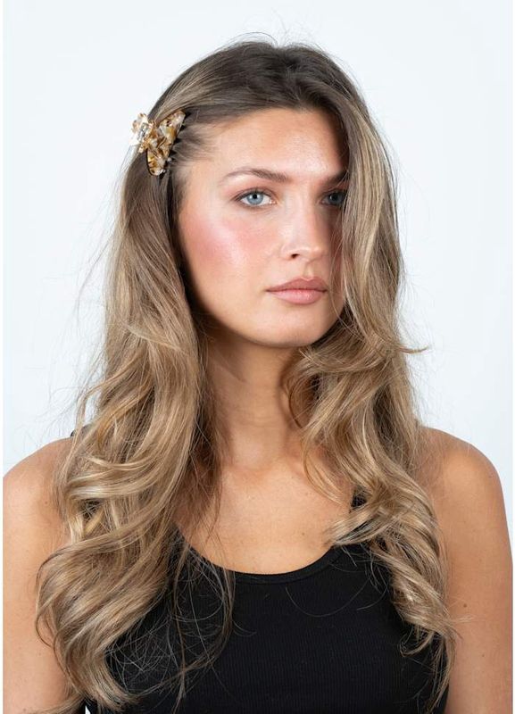 SUI AVA haarclip | Helle Plage Mini - brown mix
