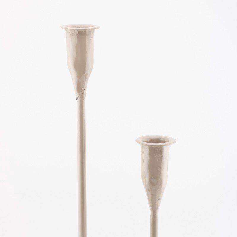 Kandelaar 'LONG LOVE' - beige divers