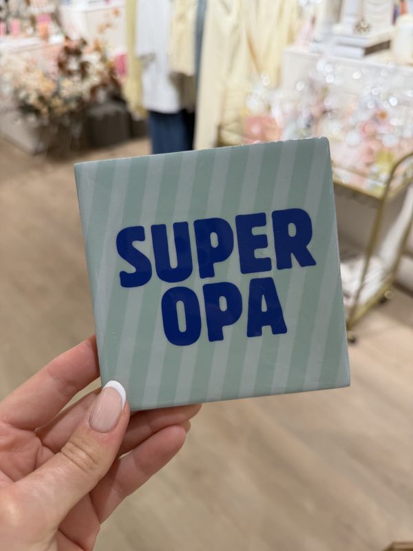 Tegeltje 'Super Opa'
