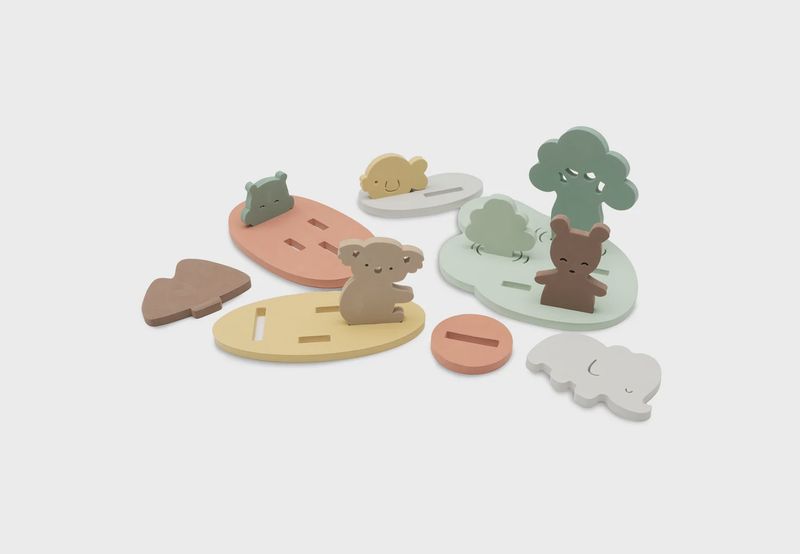 Bad foam speelset - Kangaroos