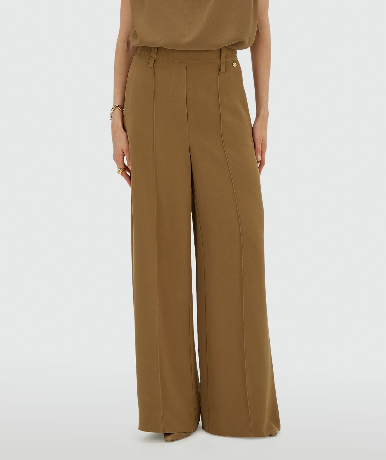 JV ESSA high waisted pantalon - khaki