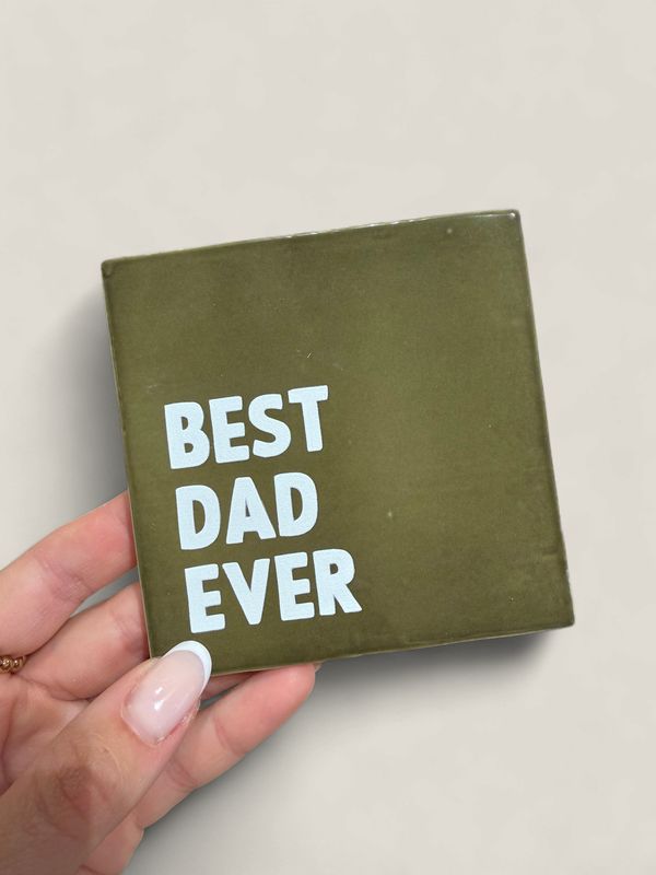 Tegeltje 'Best dad Ever'