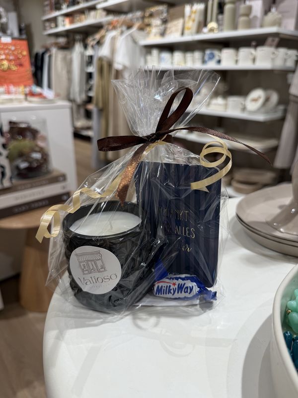 Pakket Bedankt meester - kaarsje, kaartje, chocola