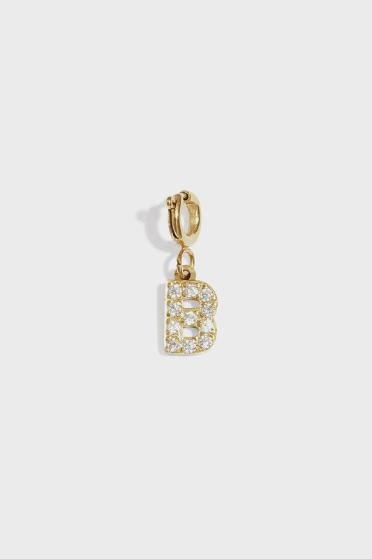 Bedel initiaal met strass