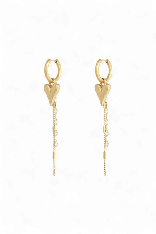 Oorbellen Sweetheart Chain