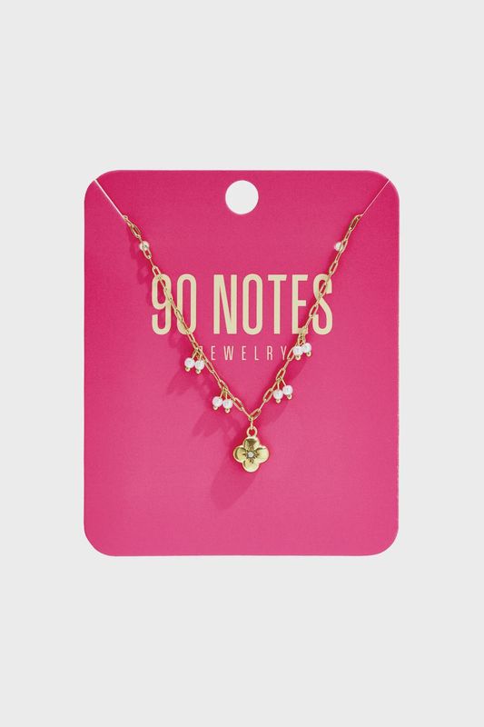 Ketting Clover Pearl