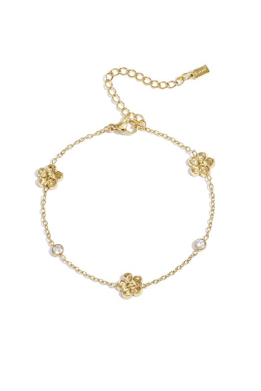 Armband Flower Diamonds