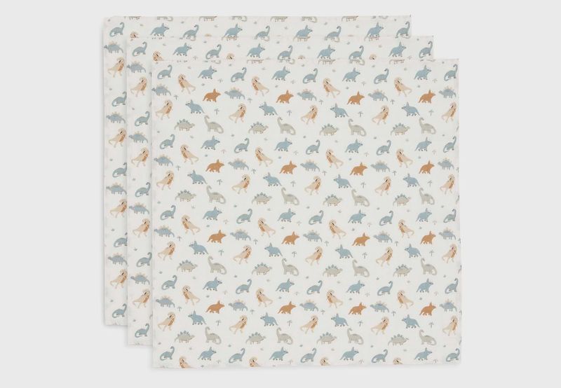 Hydrofiele doeken 70x70cm Roarsome | set van 3