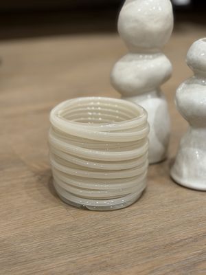 Windlicht LATTICE | Ø12cm - off white