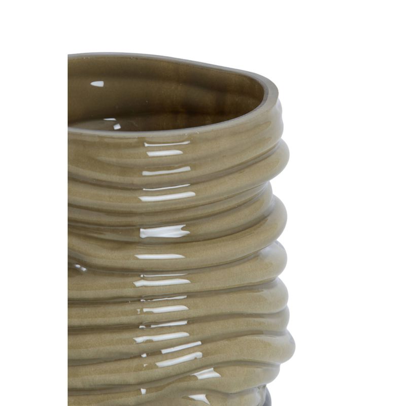 Windlicht MILYAN | glass olive