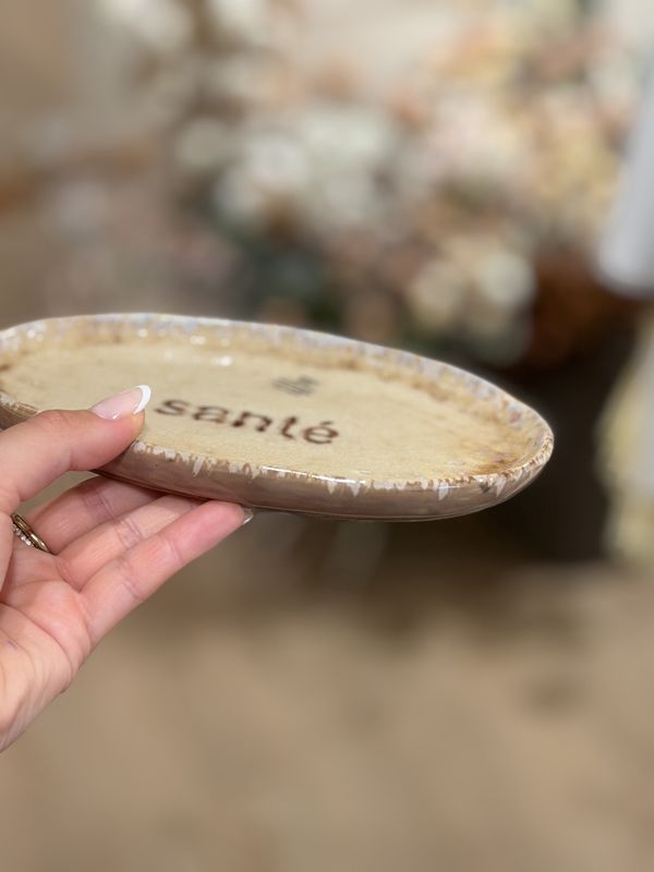 Tapas bordje SANTE | 19,5x12cm - brown