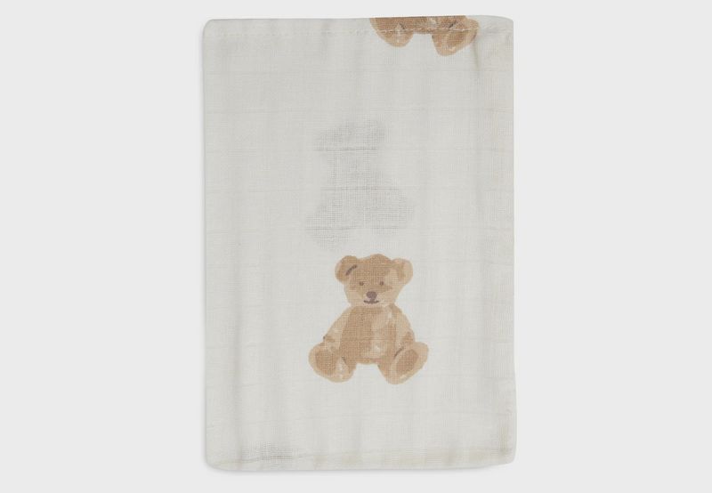 Washandjes hydrofiel Teddy | set van 3