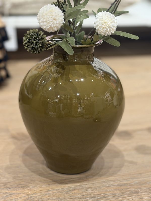 Vaas MILA | Ø20x24cm - olive