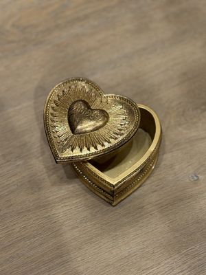 Opbergdoosje Heart Amour | gold