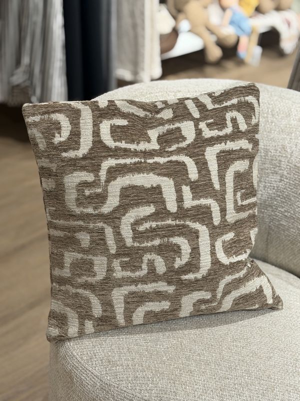Kussen ALZEY | 45x45cm - groen/beige