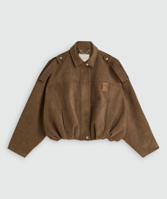 JV-VITO oversized jacket | dark khaki