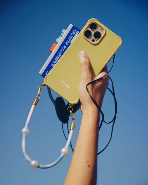 Lang telefoonkoord 'Sky Dye'
