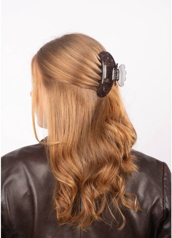 SUI AVA haarclip Helle Nordic Big | brown