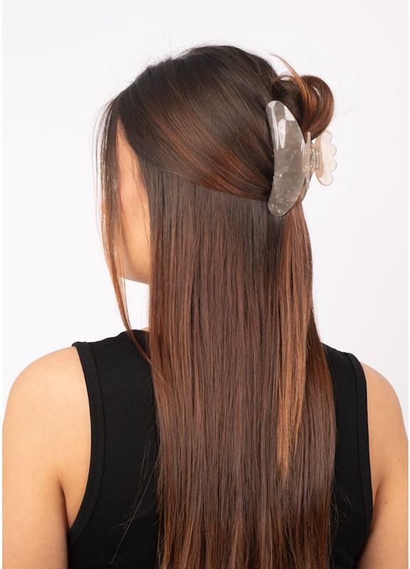 SUI AVA haarclip Helle Nordic Big | oatmeal