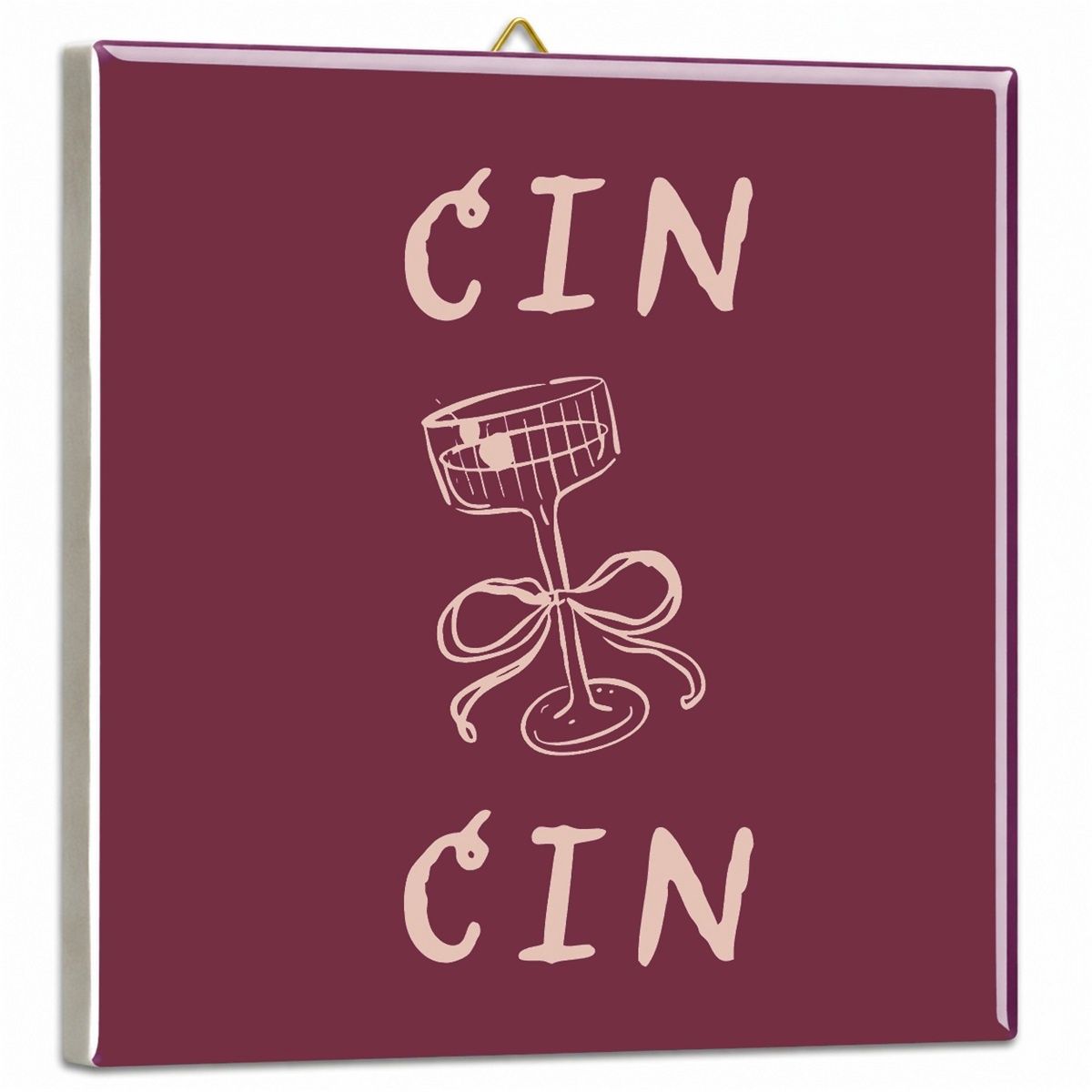 Tegeltje 'Cin Cin'