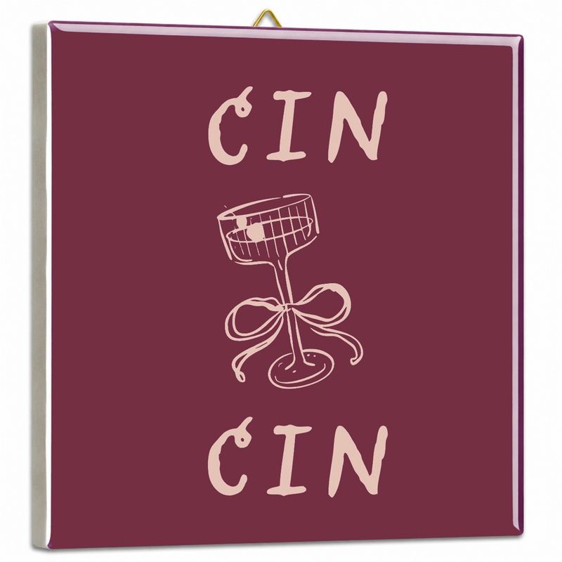 Tegeltje 'Cin Cin'