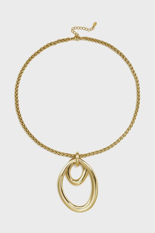 Ketting Chunky Cirkel - goud