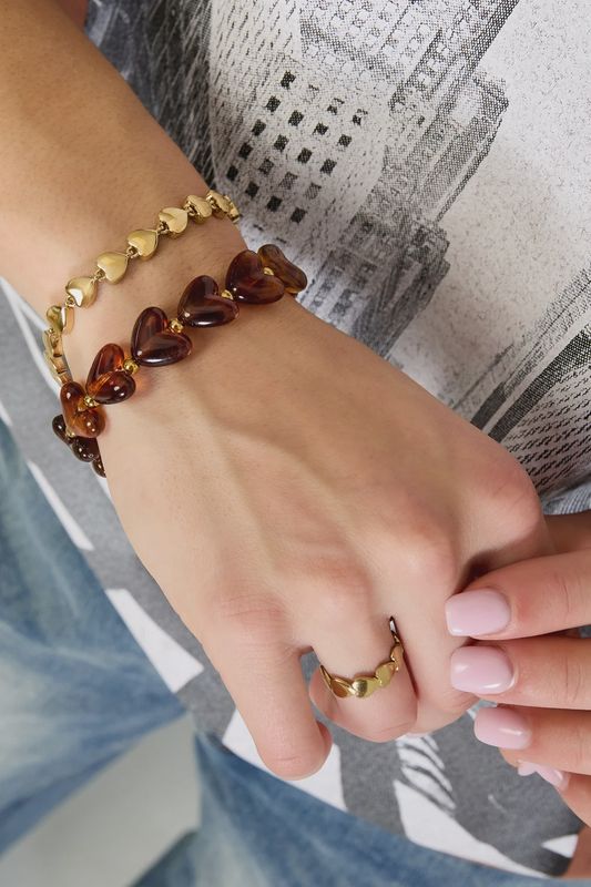 Armbandje Hartjes | diverse kleuren
