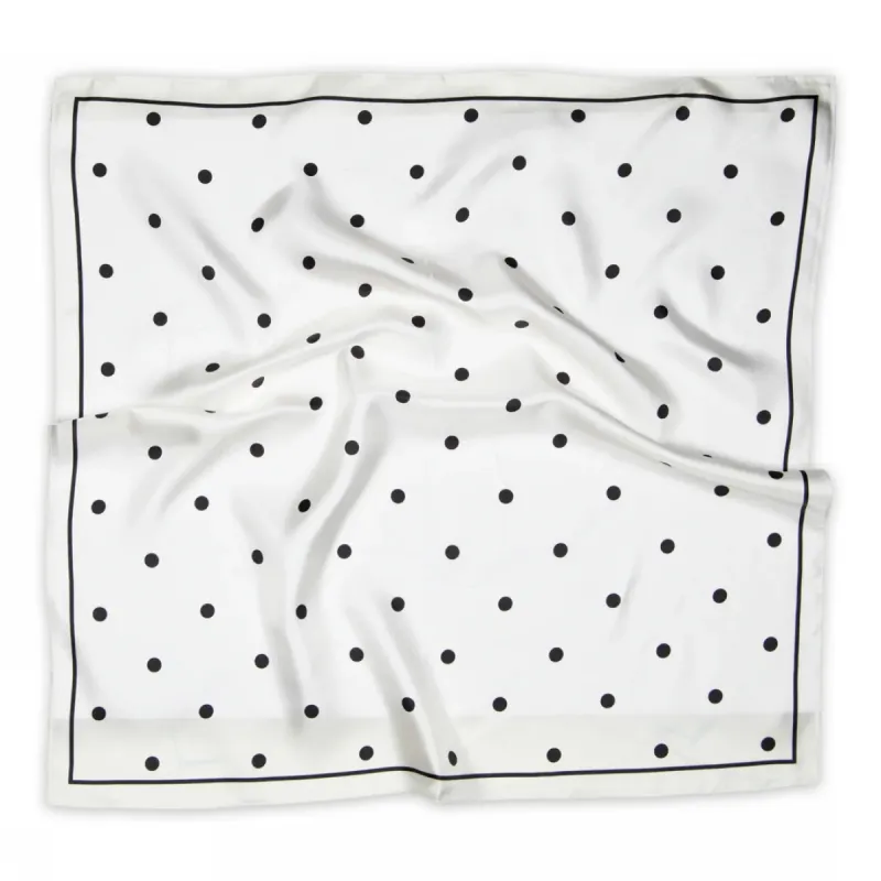 MP Denmark zijden sjaal Paloma | cream/black