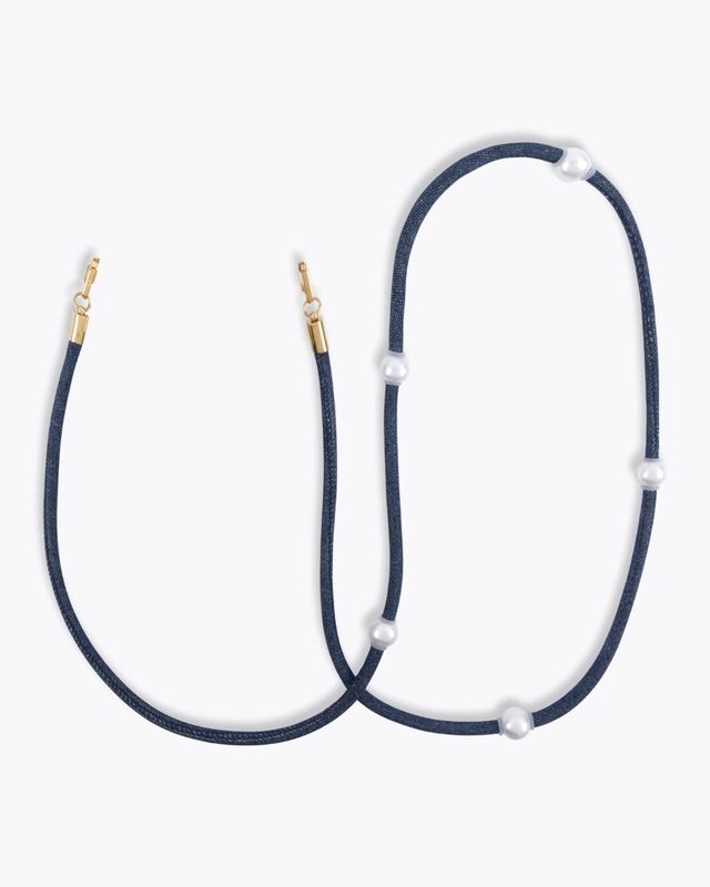 Lang telefoonkoord 'Evening Blue'