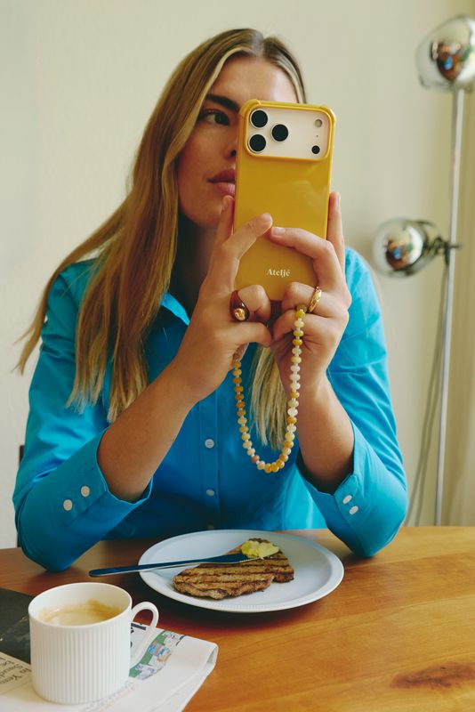 Kort telefoonkoord 'Marigold'