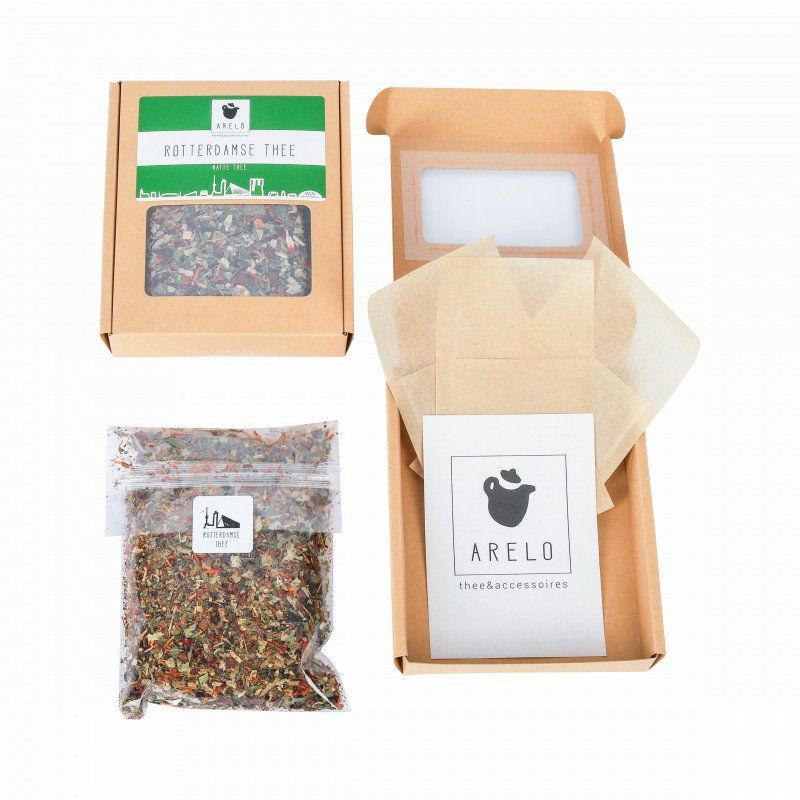 Doosje Rotterdamse thee incl. 3 theefilters | 45gr