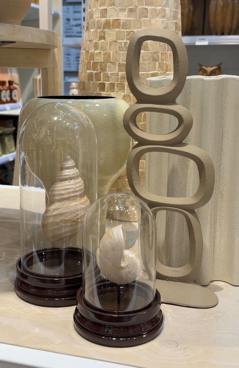 Ornament RINGEL | taupe - 15x7x47