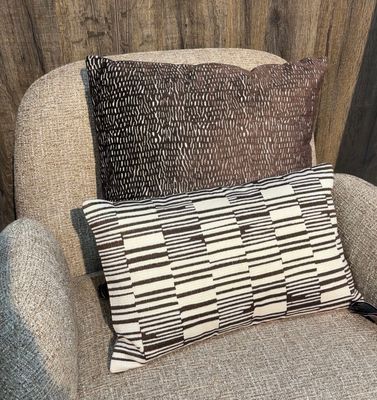 Kussen LEXI | 50x30cm - bruin/beige