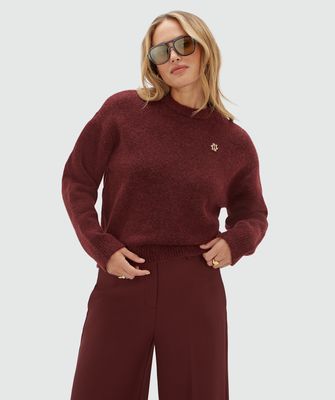 JV-IZE trui | burgundy