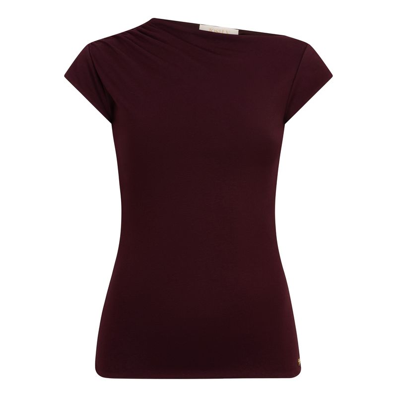 JV-PERCY top | burgundy