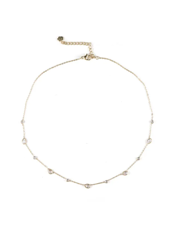 Ketting Diamond Oval